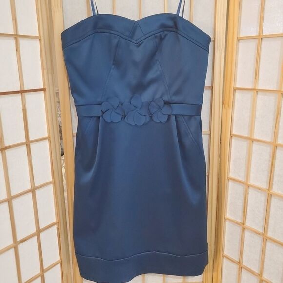 BCBG Strapless Cocktail Dress With Pockets Sz 4 - Picture 2 of 7